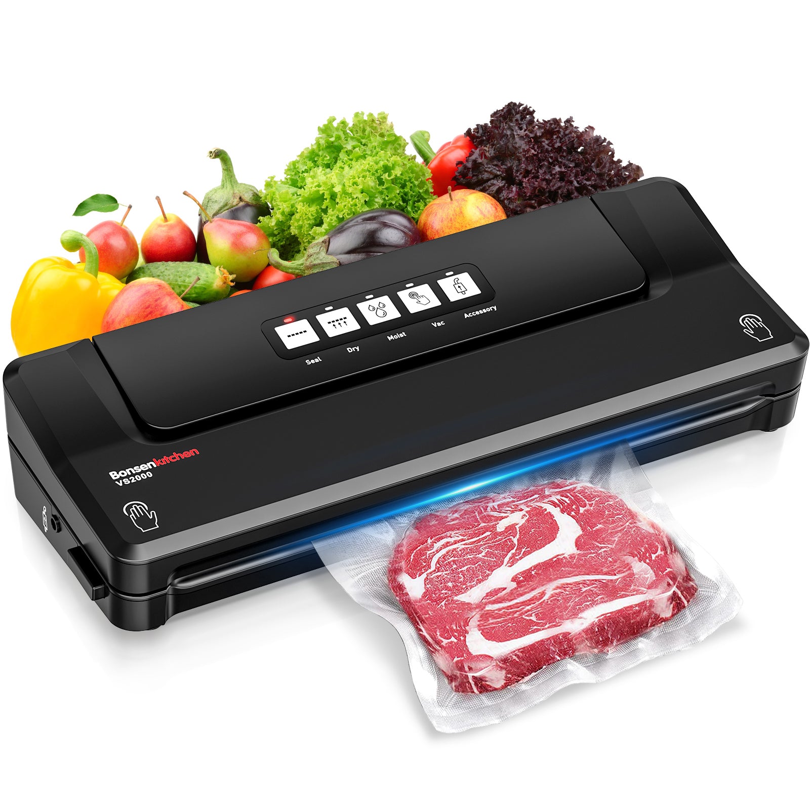 Commercial Vacuum Sealer Machine Seal a Meal Food Saver System With Free  Bags